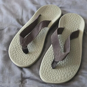 Chaco | Black Fathom Performance Flip Flop Sandals Sz 6